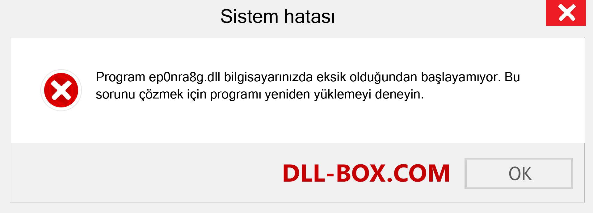 ep0nra8g.dll dosyası eksik mi? Windows 7, 8, 10 için İndirin - Windows'ta ep0nra8g dll Eksik Hatasını Düzeltin, fotoğraflar, resimler